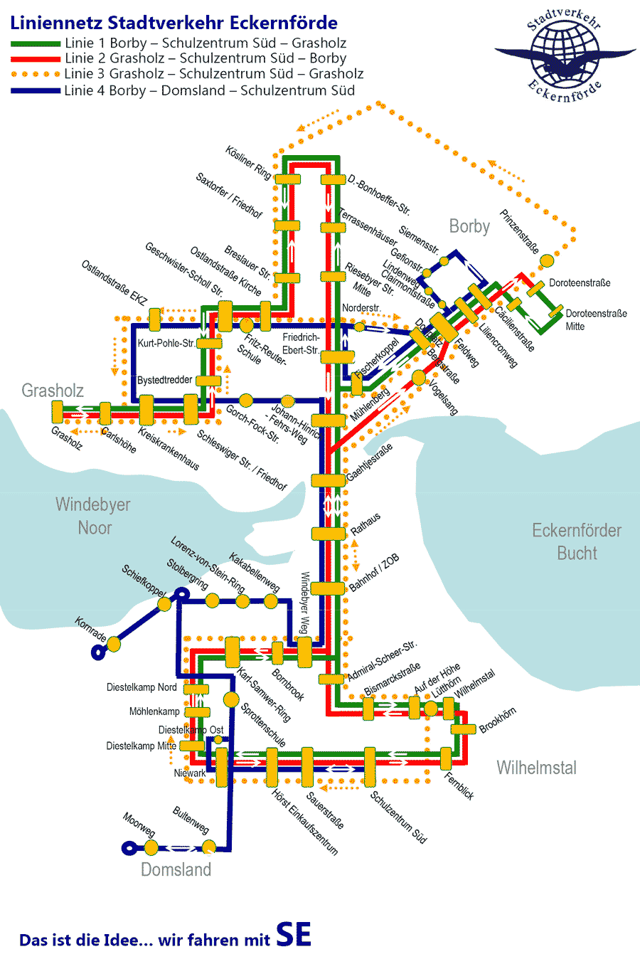 Stadtverkehr Eckernförde Fahrplan