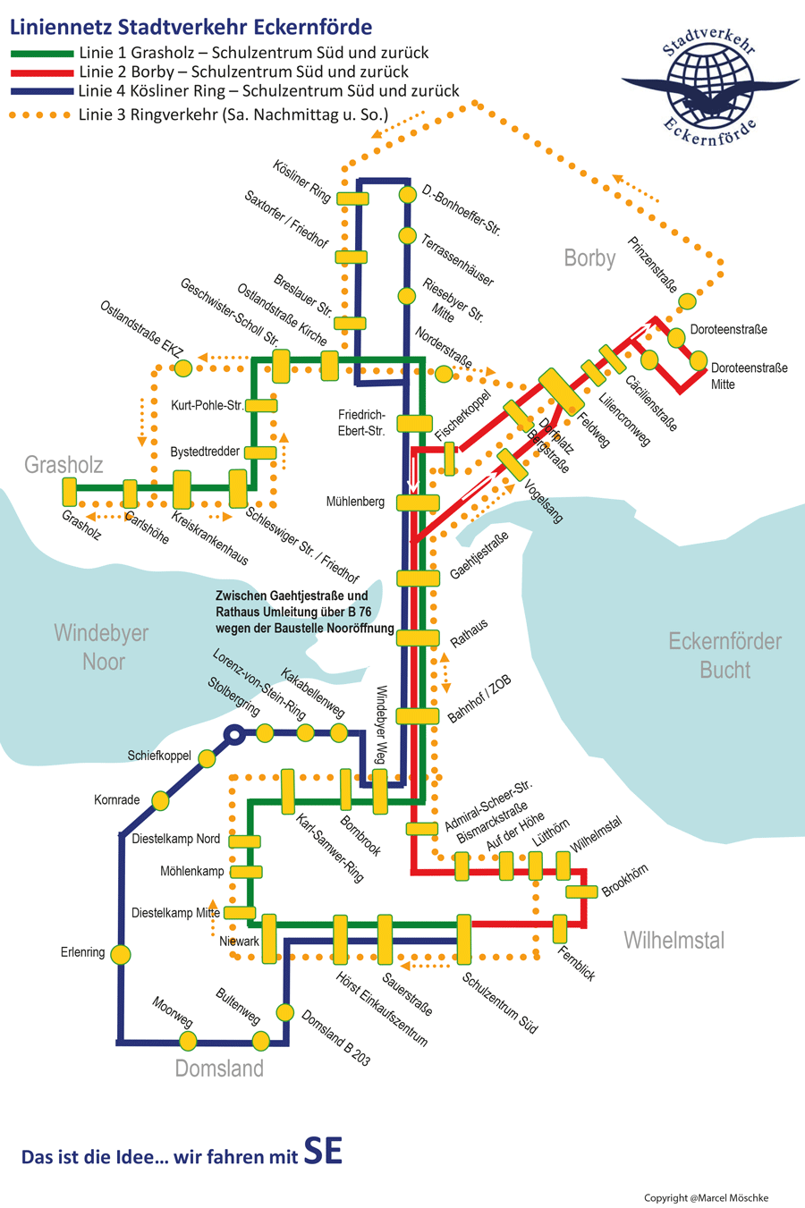 Stadtverkehr Eckernförde Fahrplan